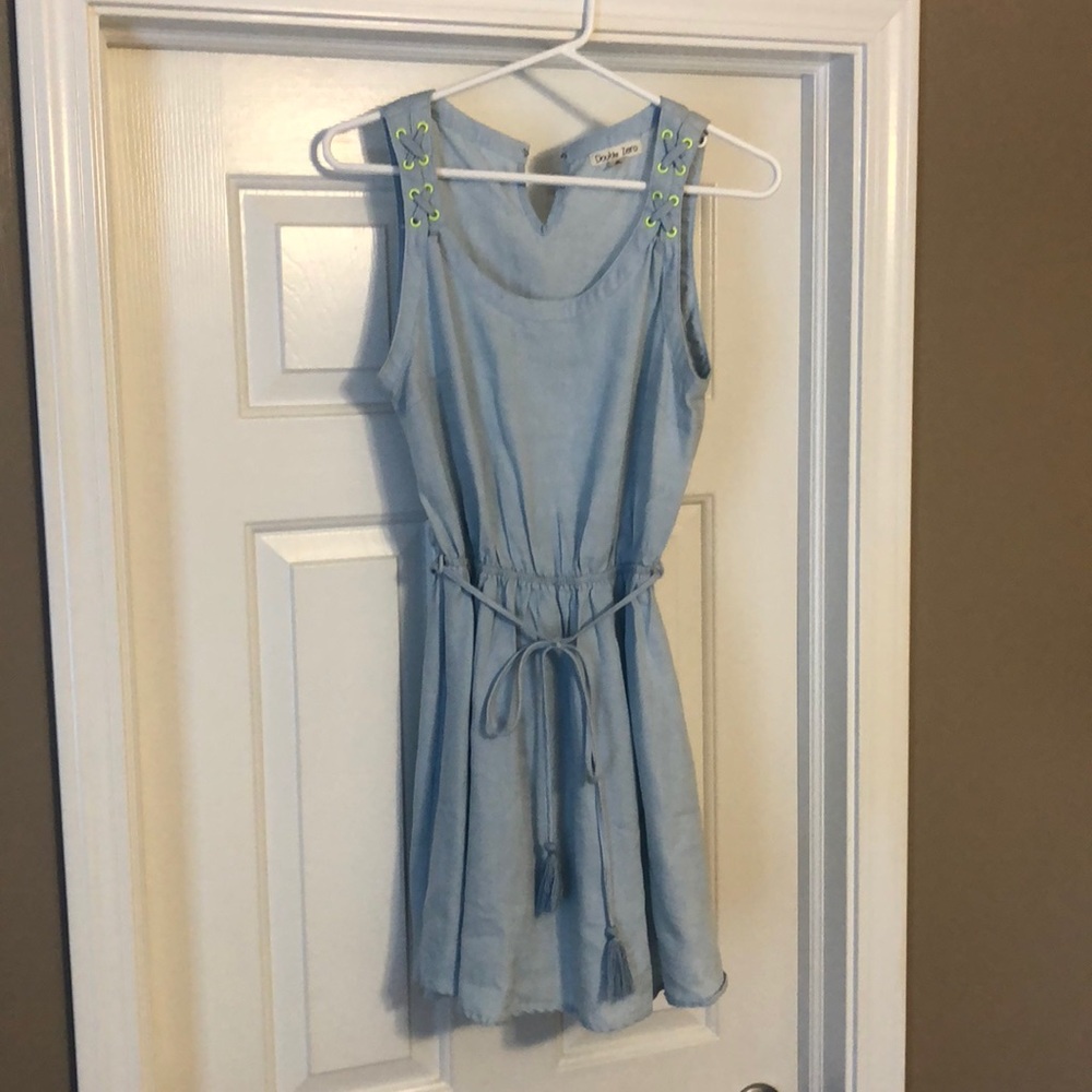Sleeveless Jean Dress